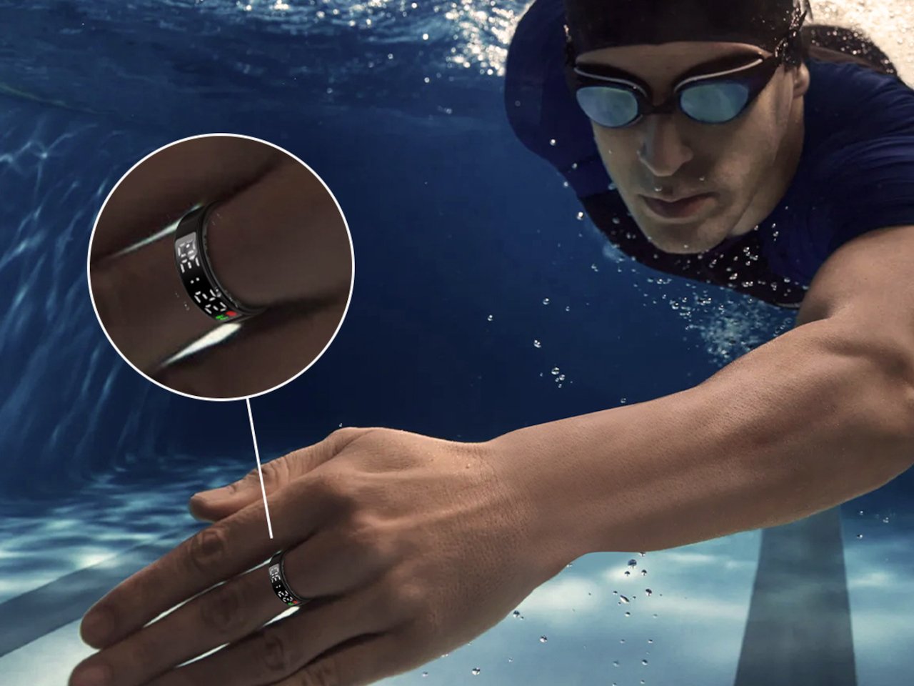 Smart Ring With Display Screen Touch Flip Smart Finger