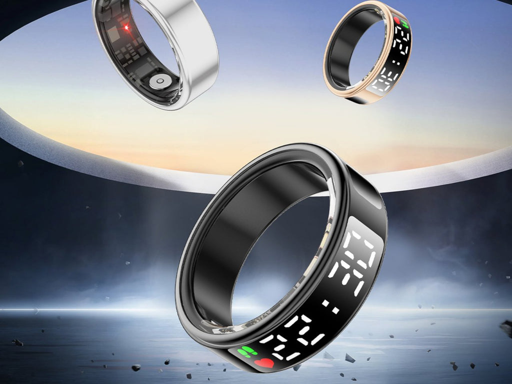 Smart Ring With Display Screen Touch Flip Smart Finger