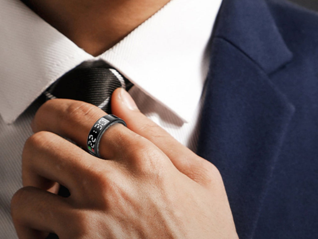 Smart Ring With Display Screen Touch Flip Smart Finger