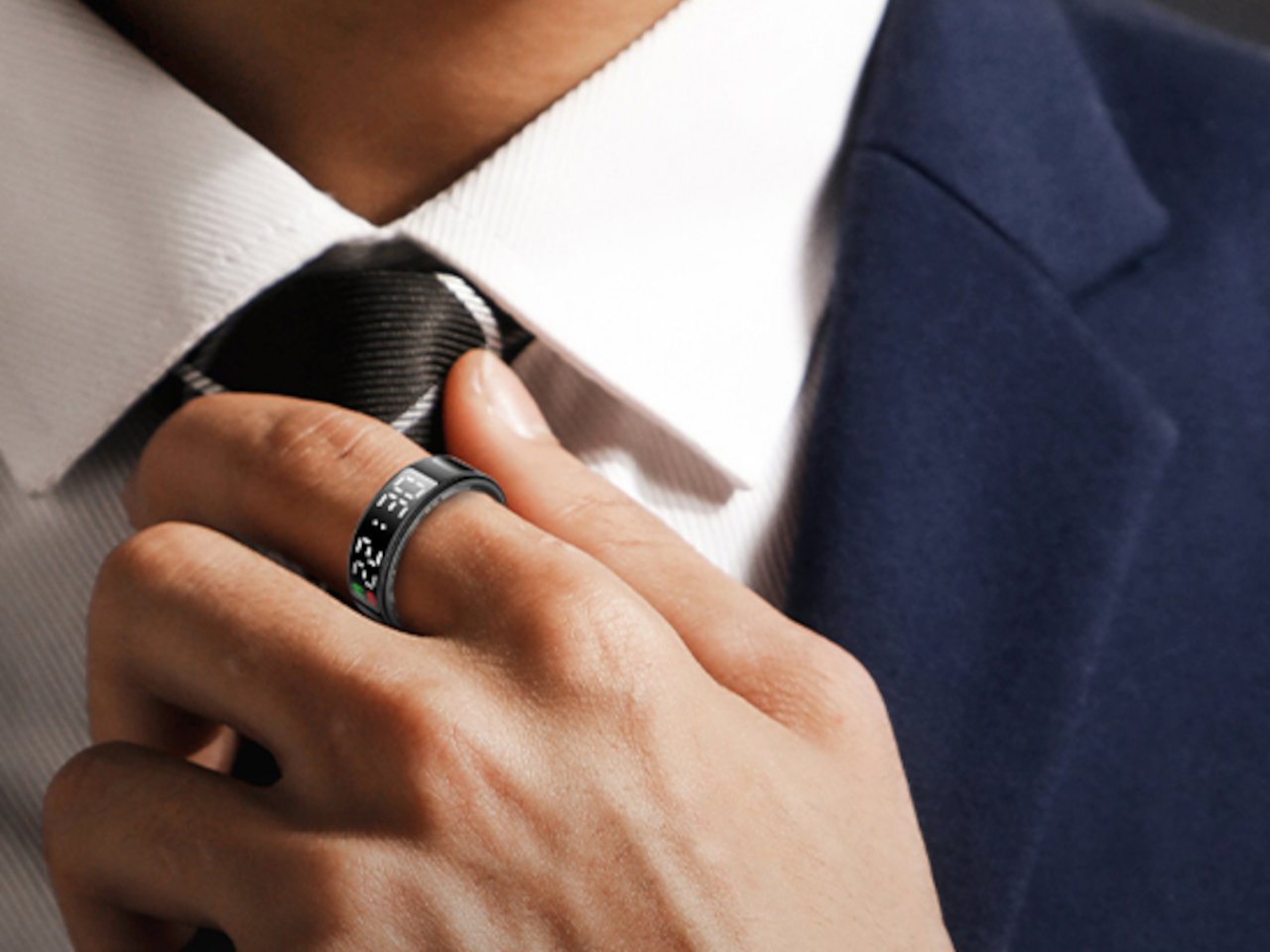 Smart Ring With Display Screen Touch Flip Smart Finger